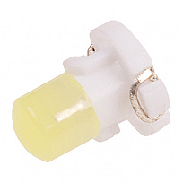 Автолампа диод T3 12V 1 COB диод с цоколем 1-конт Белая SKYWAY min 10шт